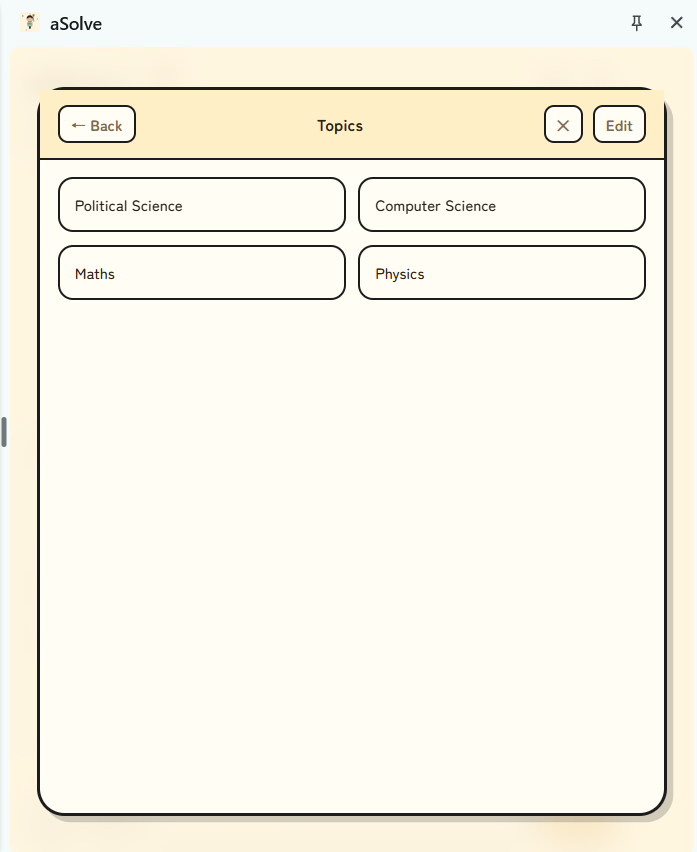 Stored topics in your knowledge base
